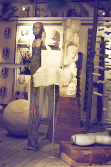 atelier-werkstatt-ausstellungsraum: Werkstatt Atelier kleiner Einblick , 