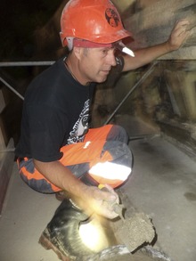 team-at-work: Zoran Simic, Tunnel Restaurierung 