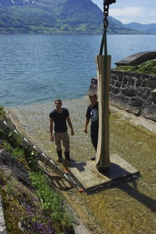 team-at-work: Michael Vock u. Zoran Simic , Aufstellung Gersau Art.